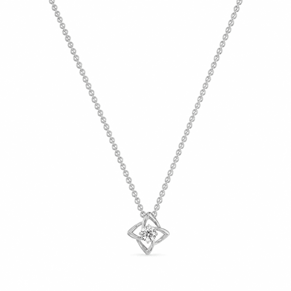Raha Solitaire 0.5CT Lab Grown Moissanite Necklace