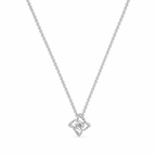 Raha Solitaire 0.5CT Lab Grown Moissanite Necklace