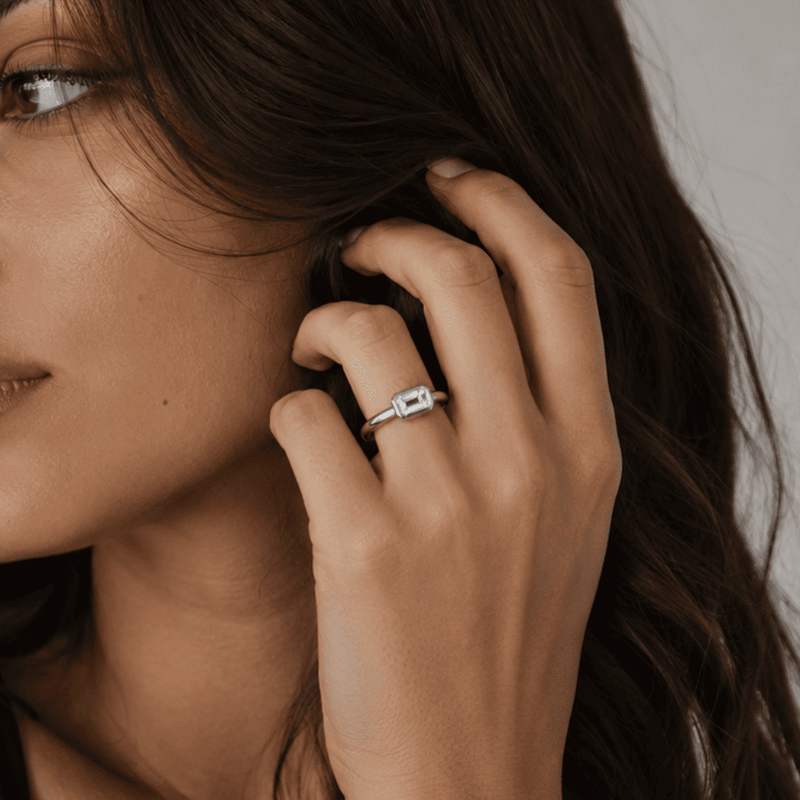 Caninna 0.5CT Classic Lab Grown Moissanite Ring
