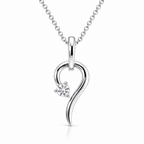 Lucky Charm 0.5CT Lab Grown Moissanite Pendant