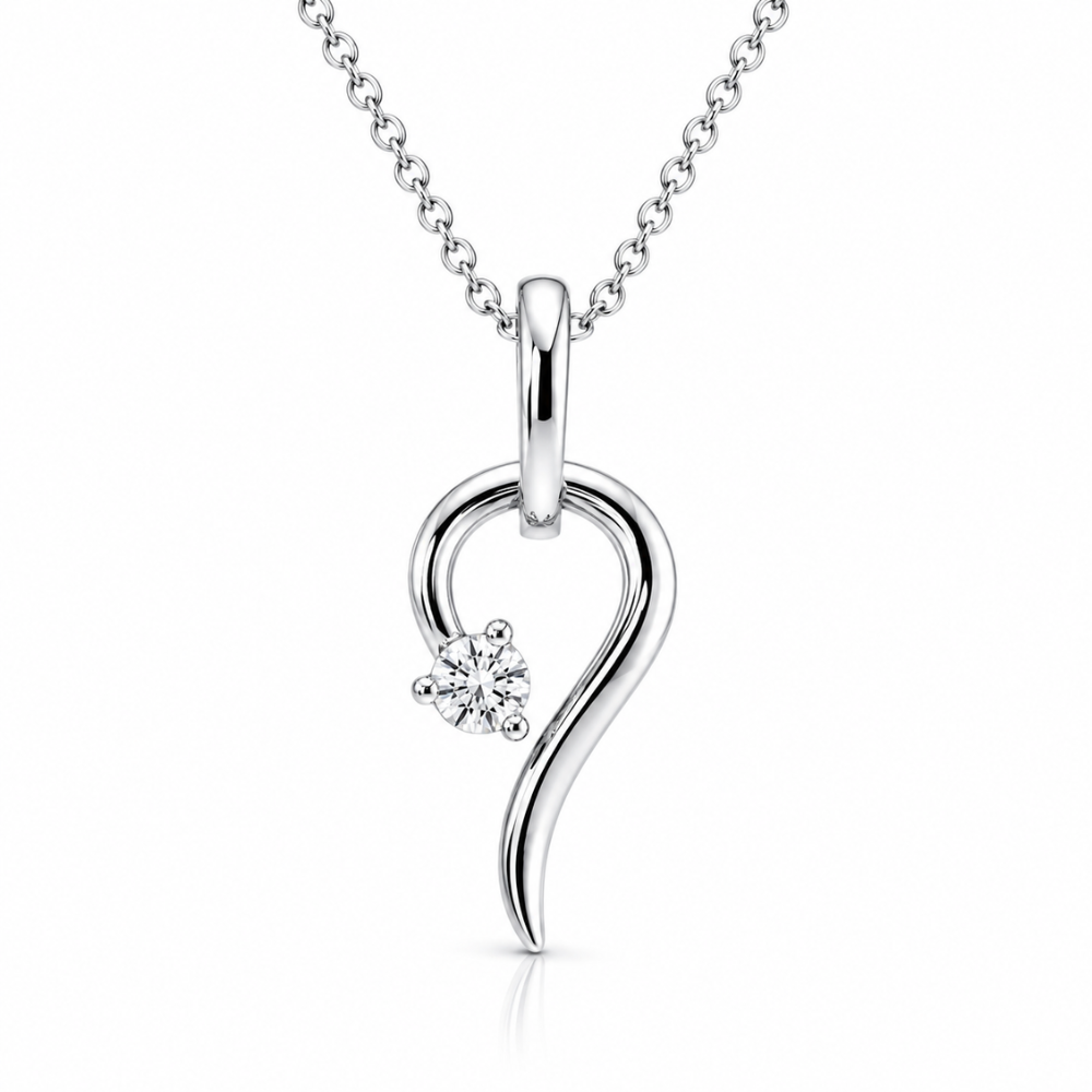 Lucky Charm 0.5CT Lab Grown Moissanite Pendant