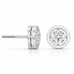 Glistening Classic 0.5CT Lab Grown Moissanite Studs