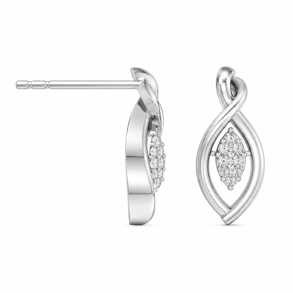 Dazzle Celeste 0.5CT Lab Grown Moissanite Earrings