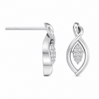 Dazzle Celeste 0.5CT Lab Grown Moissanite Earrings