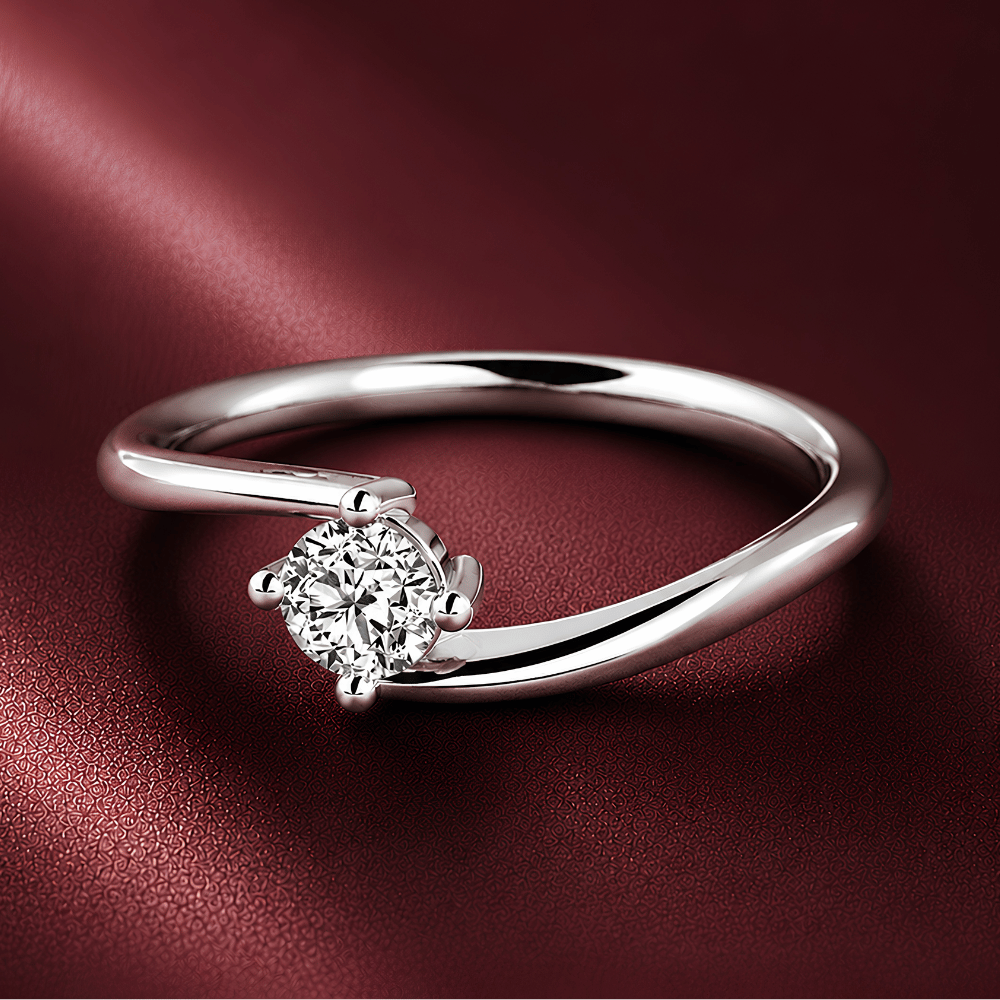 Edoarda Luxury 0.5CT Lab Grown Moissanite Ring