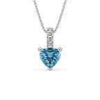Esencia 1CT Lab Grown Moissanite Pendant