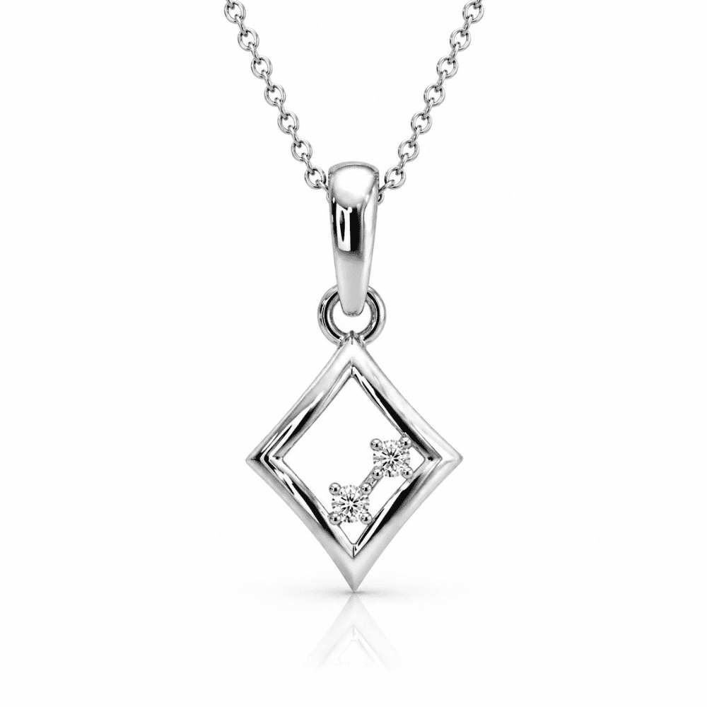 Allure Square 0.5CT Lab Grown Moissanite Pendant