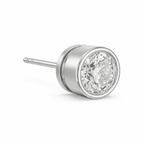 Classic Round 0.5CT Lab Grown Moissanite Solitaire Studs