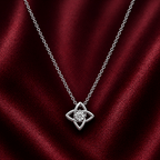 Raha Solitaire Lab Grown Moissanite Necklace