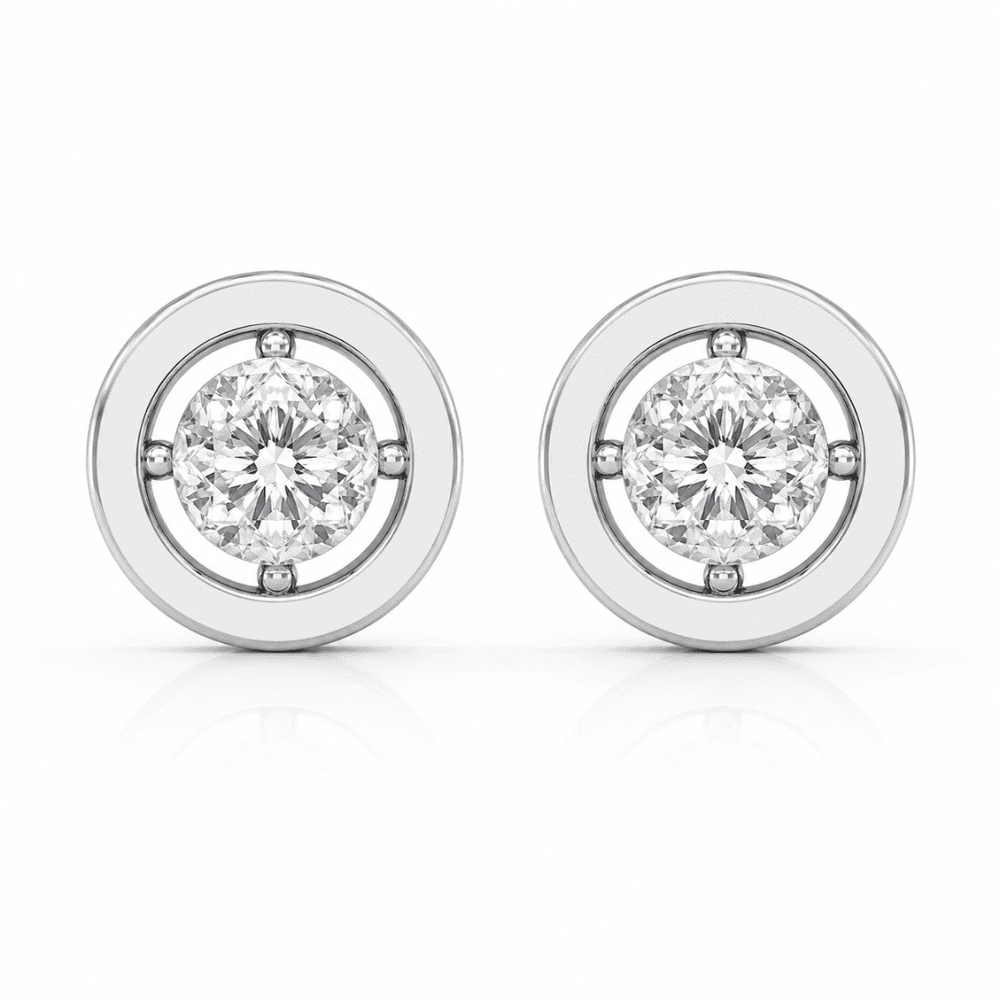 Glistening Classic 0.5CT Lab Grown Moissanite Studs