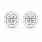 Glistening Classic 0.5CT Lab Grown Moissanite Studs