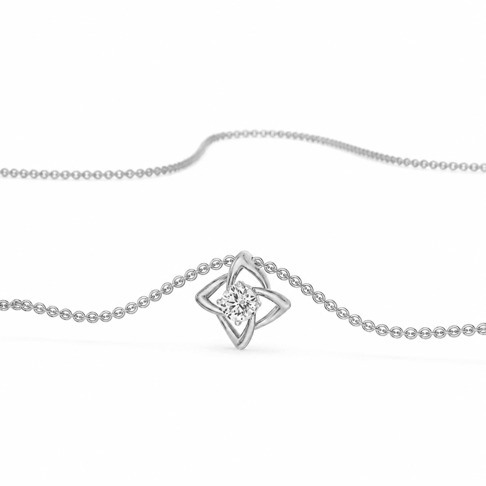 Raha Solitaire 0.5CT Lab Grown Moissanite Necklace