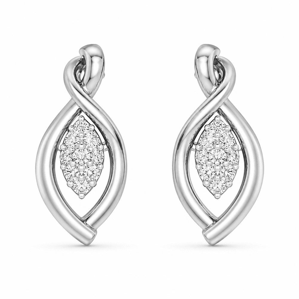 Dazzle Celeste 0.5CT Lab Grown Moissanite Earrings
