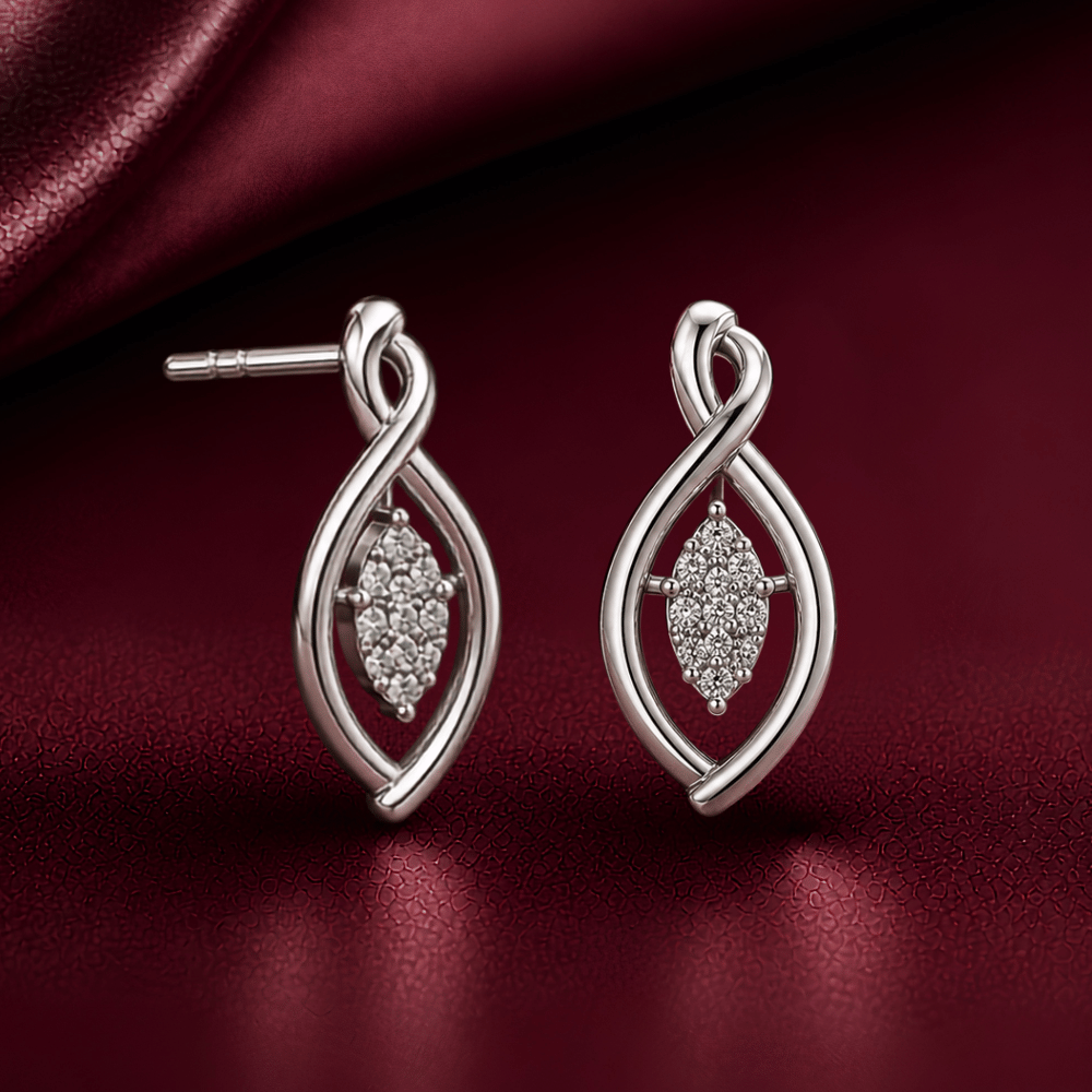 Dazzle Celeste 0.5CT Lab Grown Moissanite Earrings