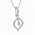 Siren Bloom 0.5CT Lab Grown Moissanite Pendant