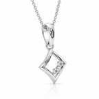 Allure Square 0.5CT Lab Grown Moissanite Pendant