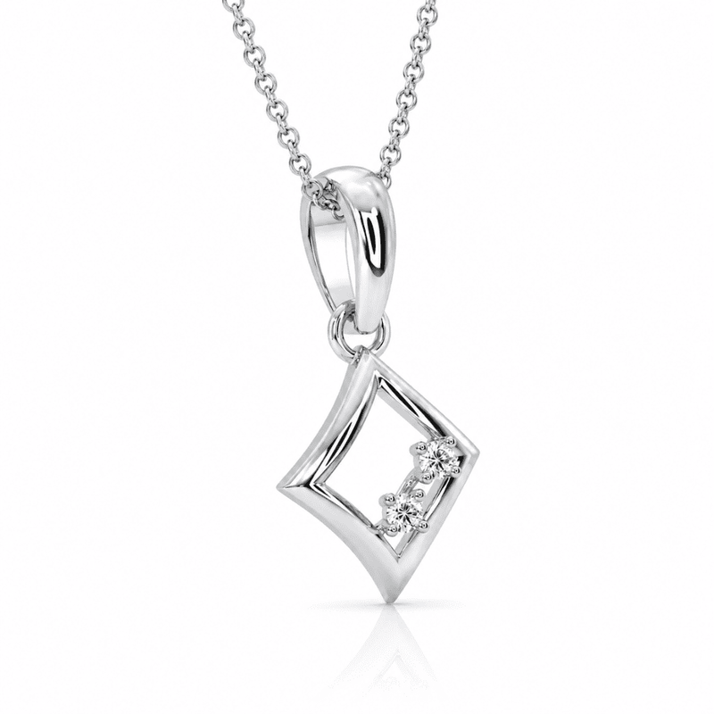 Allure Square 1CT Lab Grown Moissanite Pendant