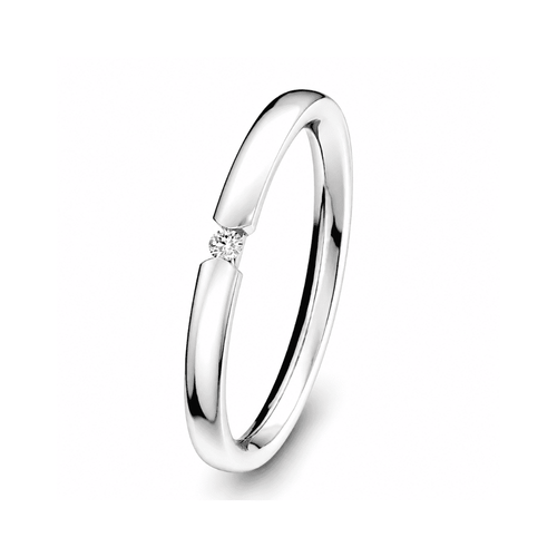 Alluring Balance Signature Lab Grown Moissanite Ring