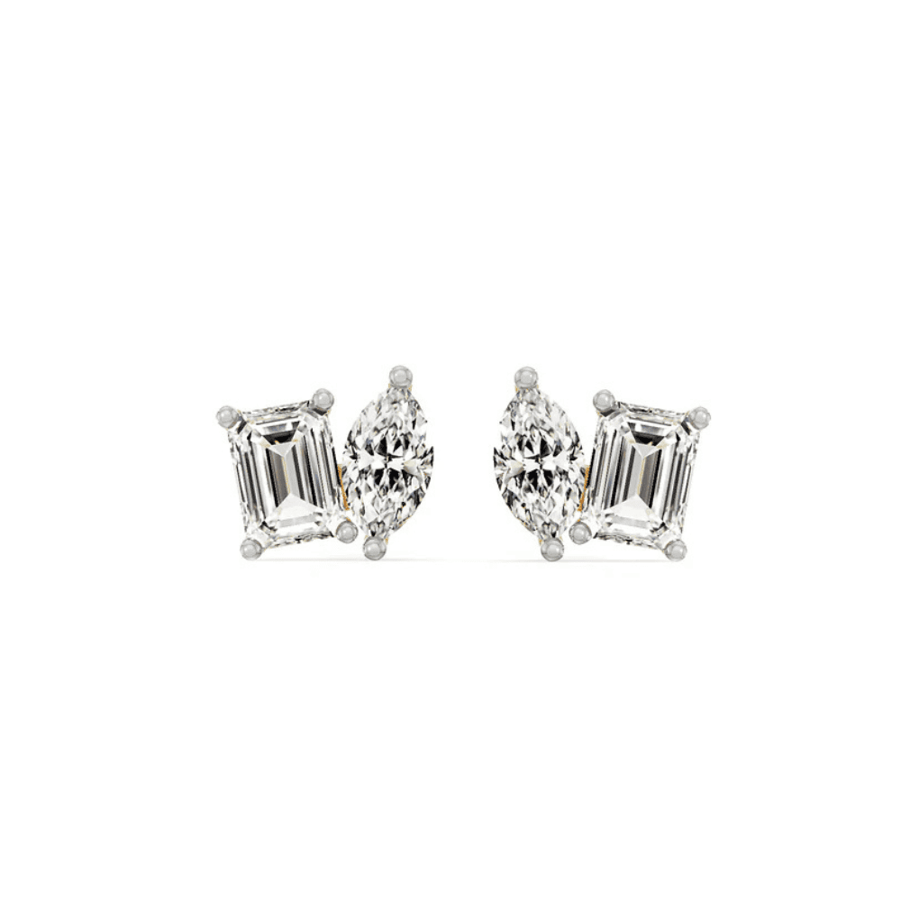 Duo Solitaire Luxe 0.5CT Lab Grown Moissanite Studs