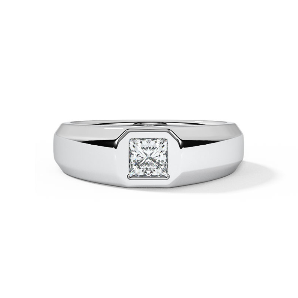 Nick 0.5CT Classic Lab Grown Moissanite Diamond Solitaire Ring