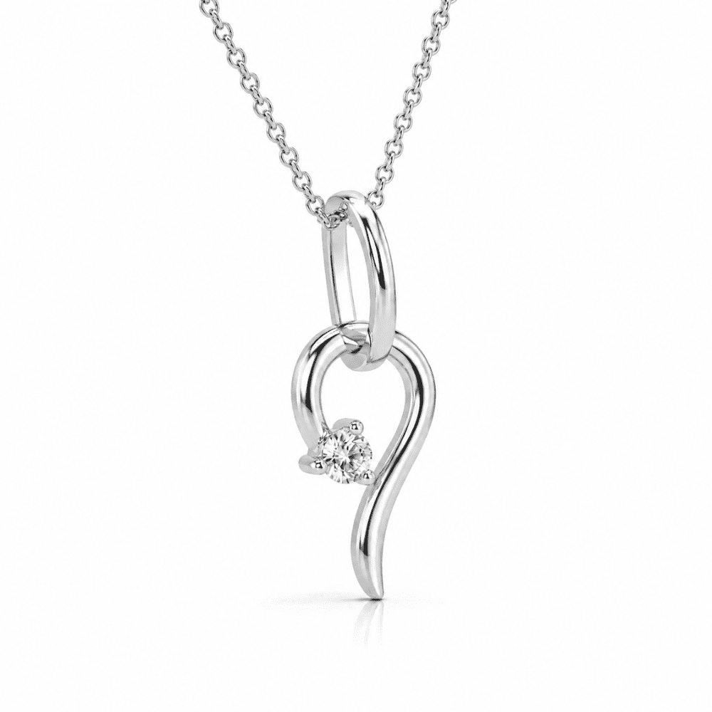 Lucky Charm 1CT Lab Grown Moissanite Pendant