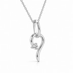 Lucky Charm 1CT Lab Grown Moissanite Pendant