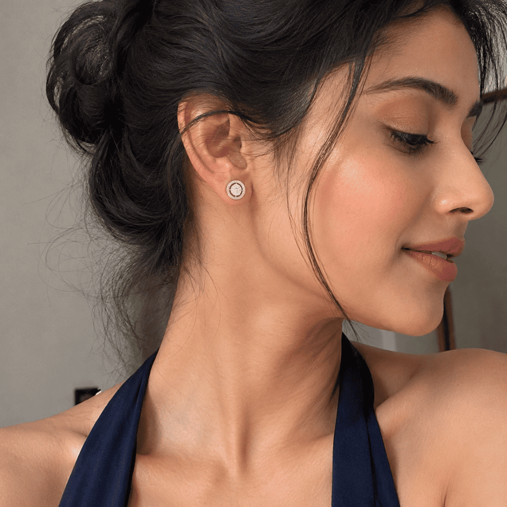 Glistening Classic 0.5CT Lab Grown Moissanite Studs