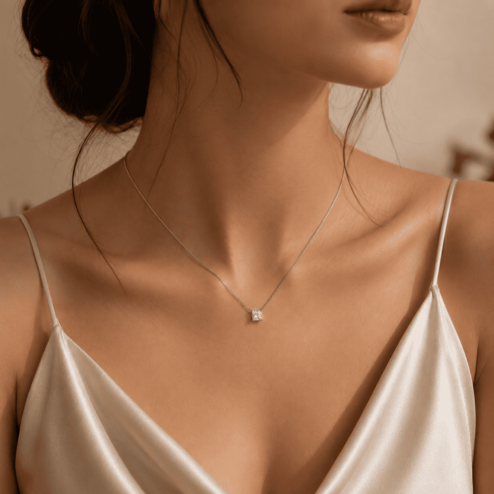Regal Princess 0.5CT Lab Grown Moissanite Necklace