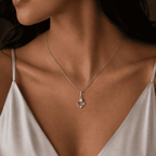 Geometric Glow 1CT Lab Grown Moissanite Pendant
