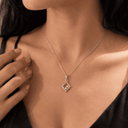 Allure Square 0.5CT Lab Grown Moissanite Pendant
