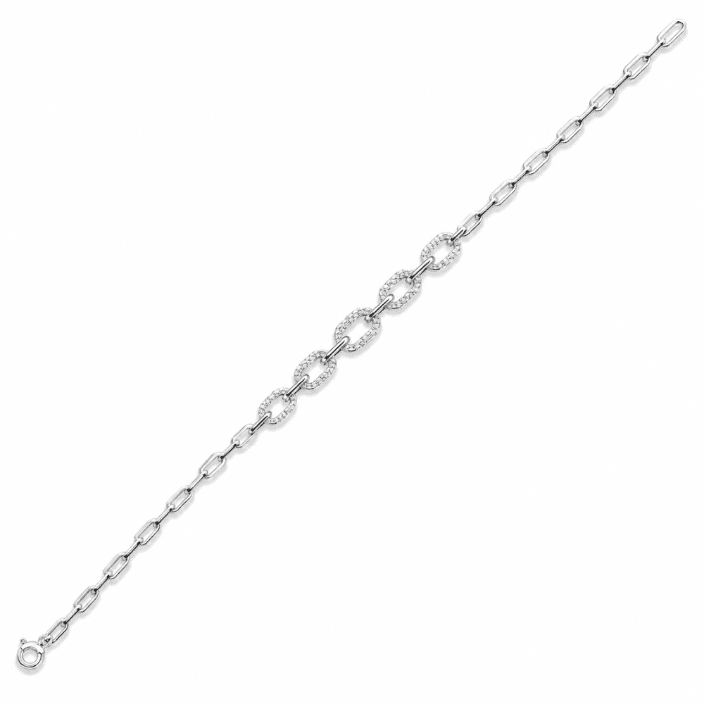 Saaf Zanjeer Lab Grown Diamond Bracelet