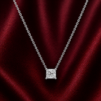 Crown Princess Lab Grown Moissanite Necklace
