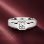 Nick 0.5CT Classic Lab Grown Moissanite Solitaire Ring