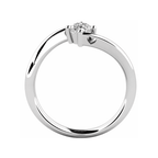 Edoarda Luxury 1CT Lab Grown Moissanite Diamond Ring