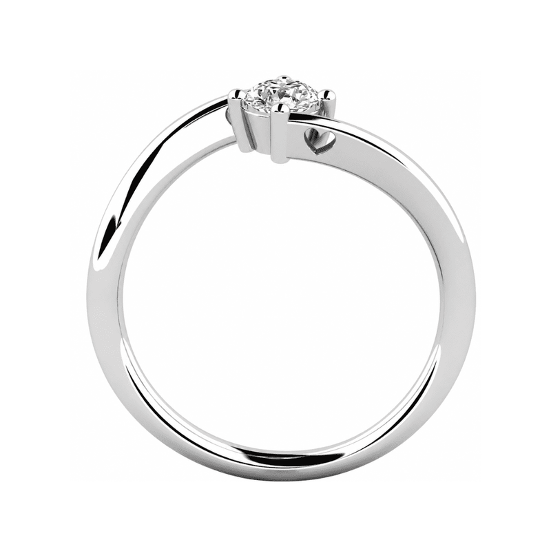 Edoarda Luxury 0.5CT Lab Grown Moissanite Ring