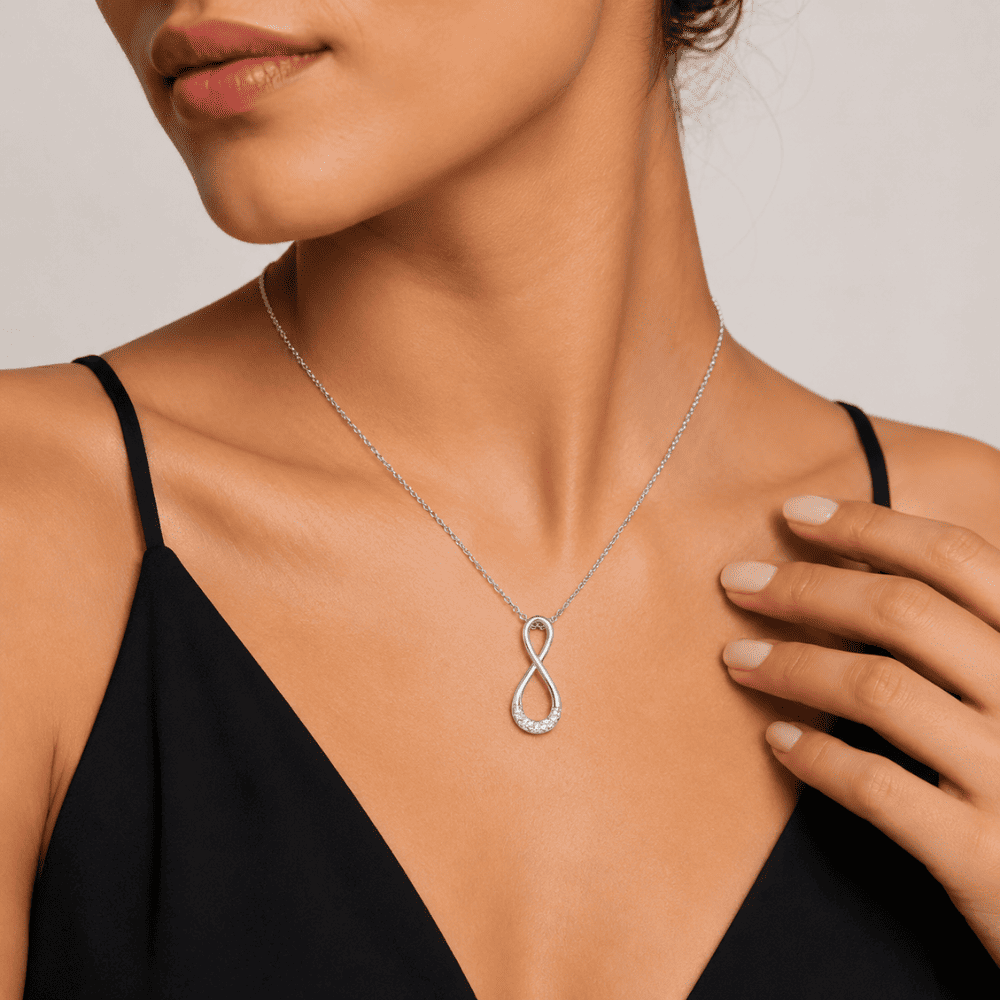 Infinite Elegance 0.5CT Lab Grown Moissanite Pendant