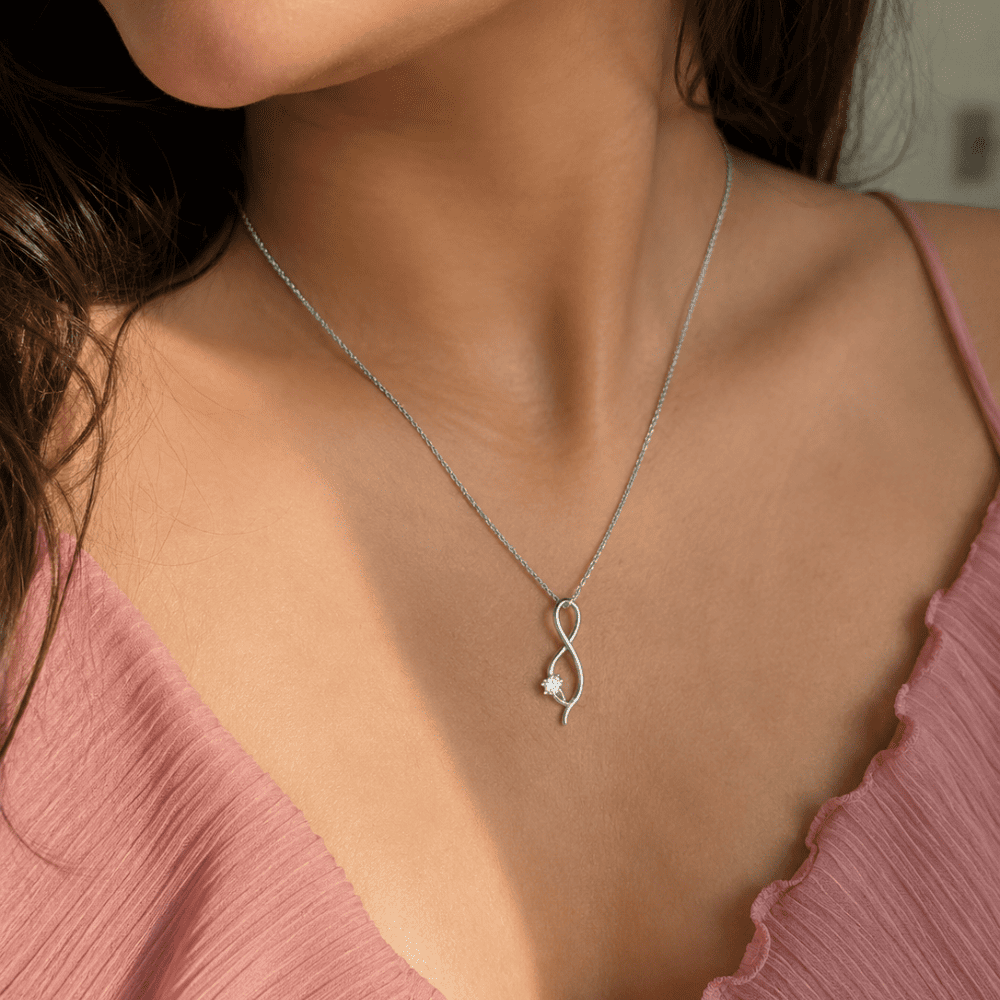 Lucky Charm 1CT Lab Grown Moissanite Pendant