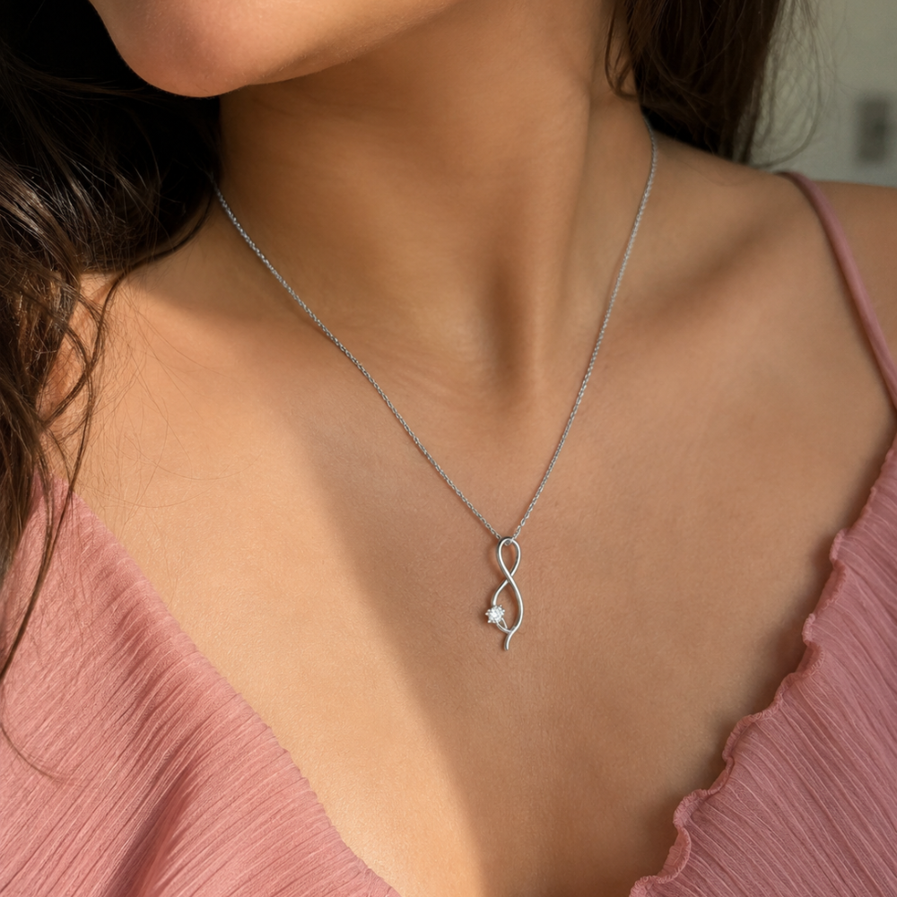 Lucky Charm 0.5CT Lab Grown Moissanite Pendant