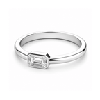 Caninna 0.5CT Classic Lab Grown Moissanite Diamond Ring
