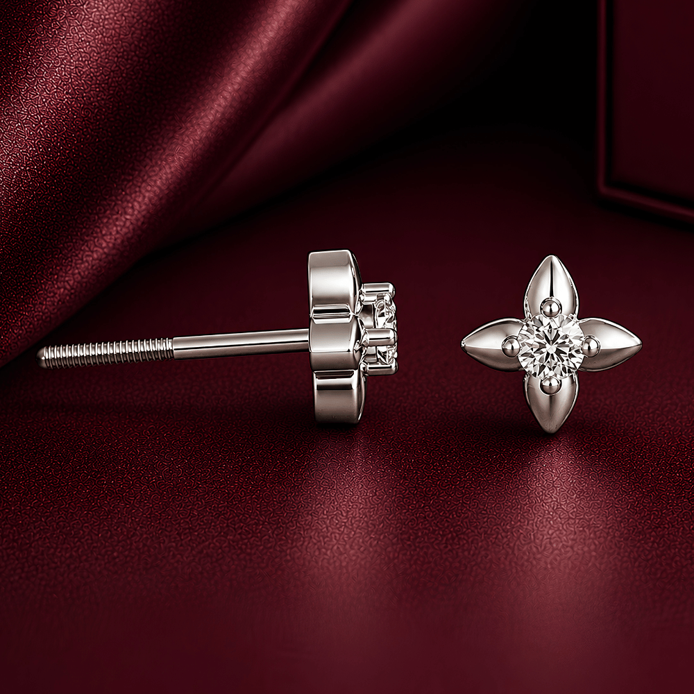Twinkle Signature 0.5CT Lab Grown Moissanite Studs