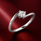 Edoarda Luxury 1CT Lab Grown Moissanite Ring