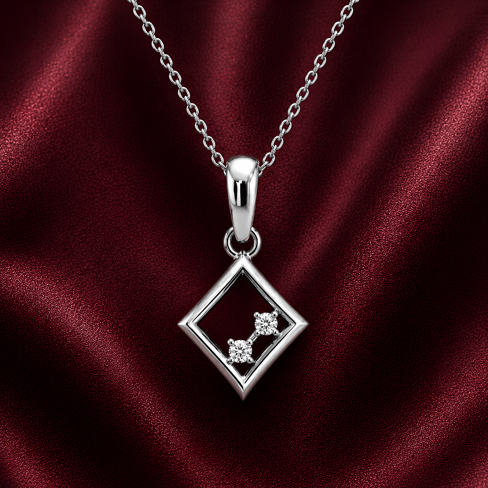 Allure Square 0.5CT Lab Grown Moissanite Pendant