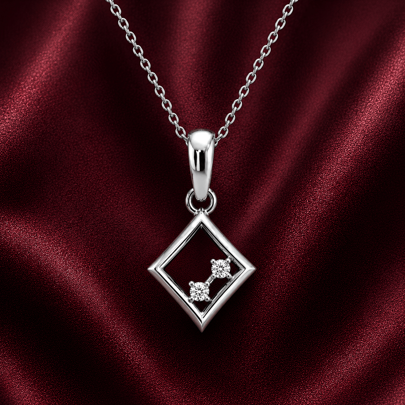 Allure Square 0.5CT Lab Grown Moissanite Pendant