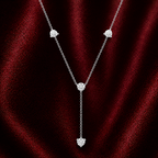 Aurelia Drop Y Lab Grown Moissanite Necklace