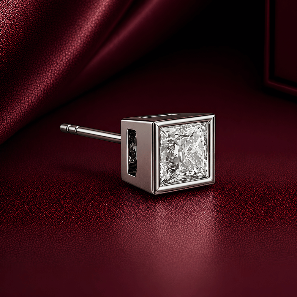 Aurora 0.5CT Lab Grown Moissanite Solitaire Studs