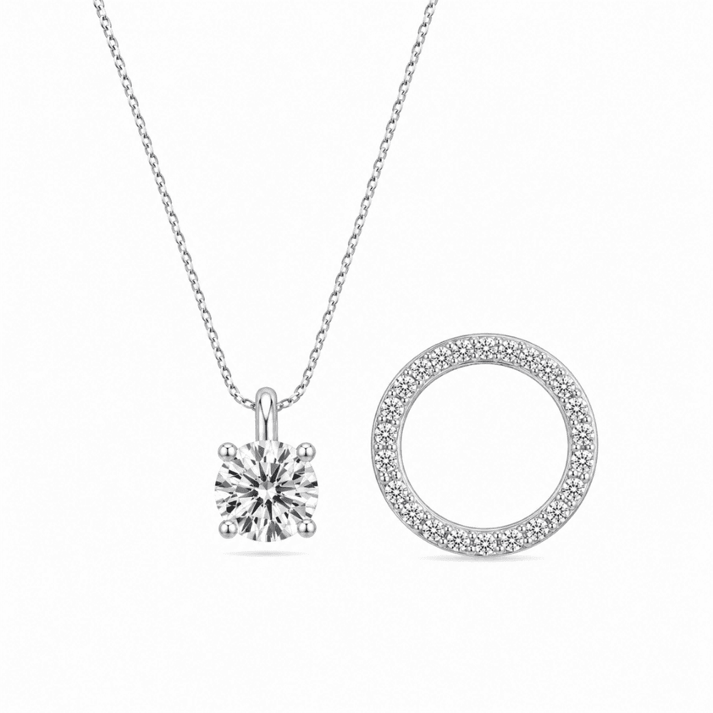 Dil-o-Teer Two Way Lab Grown Diamond Pendant