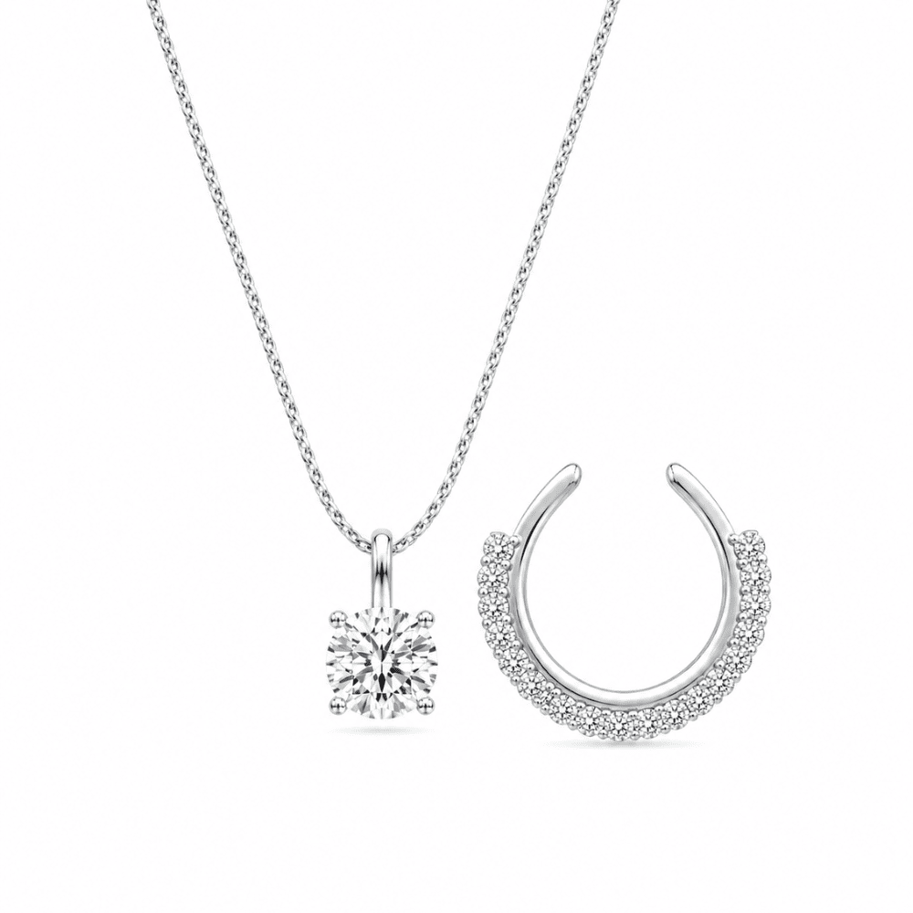 Elara V Lab Grown Diamond Pendant