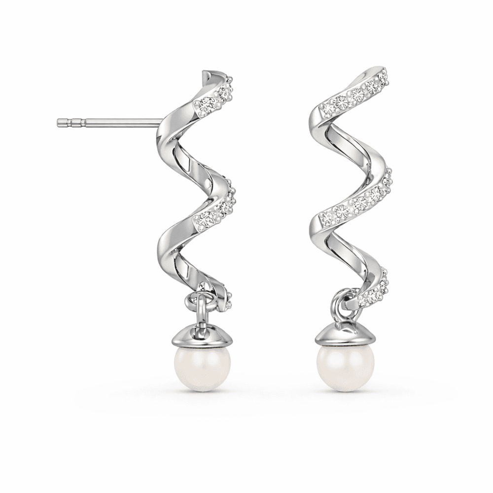 Motia Drop Lab Grown Diamond Earrings