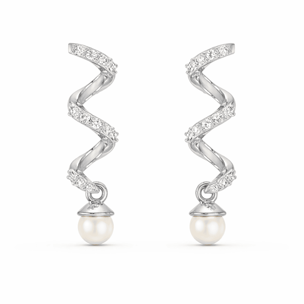 Motia Drop Lab Grown Diamond Earrings