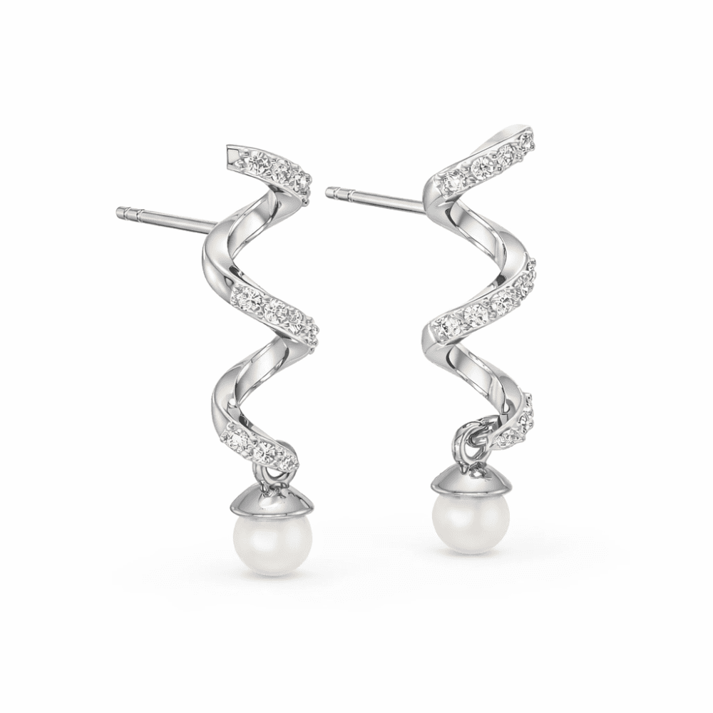 Motia Drop Lab Grown Diamond Earrings